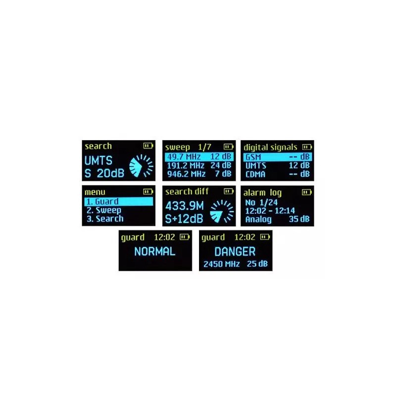 GPS micro tracker detector - Russian frequency detector