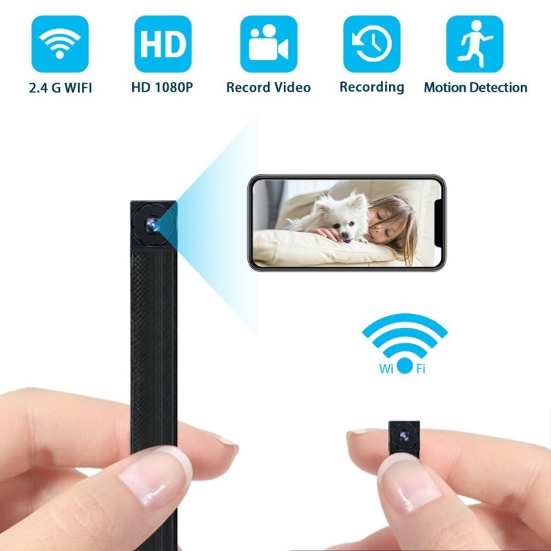 Mini Wide-Angle WIFI Camera with Motion Detection