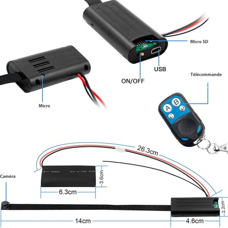 Module DIY Camera Full HD détection de mouvement