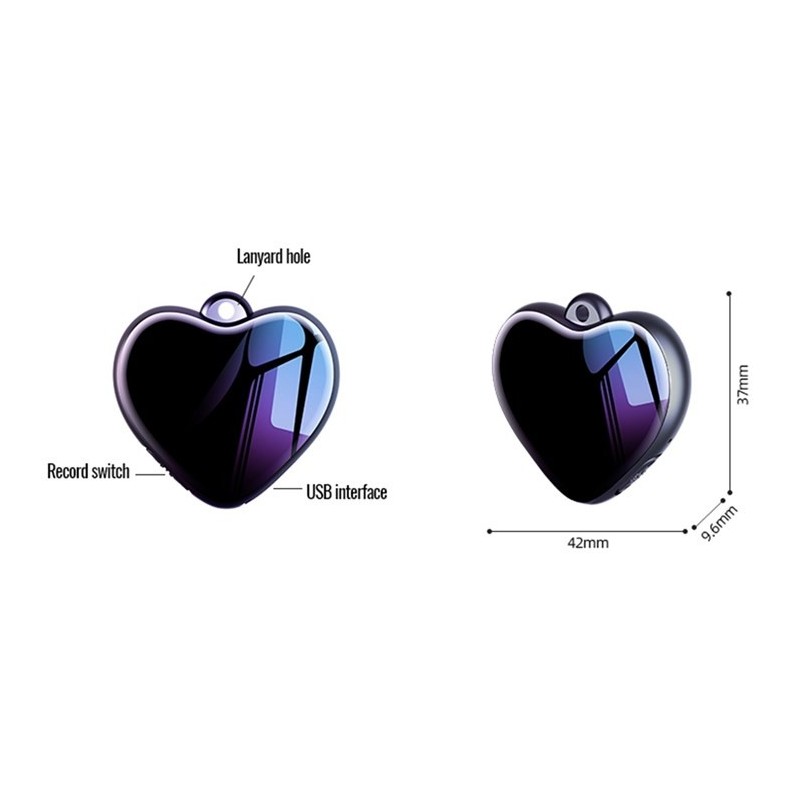 Necklace mini audio recorder 20 hours