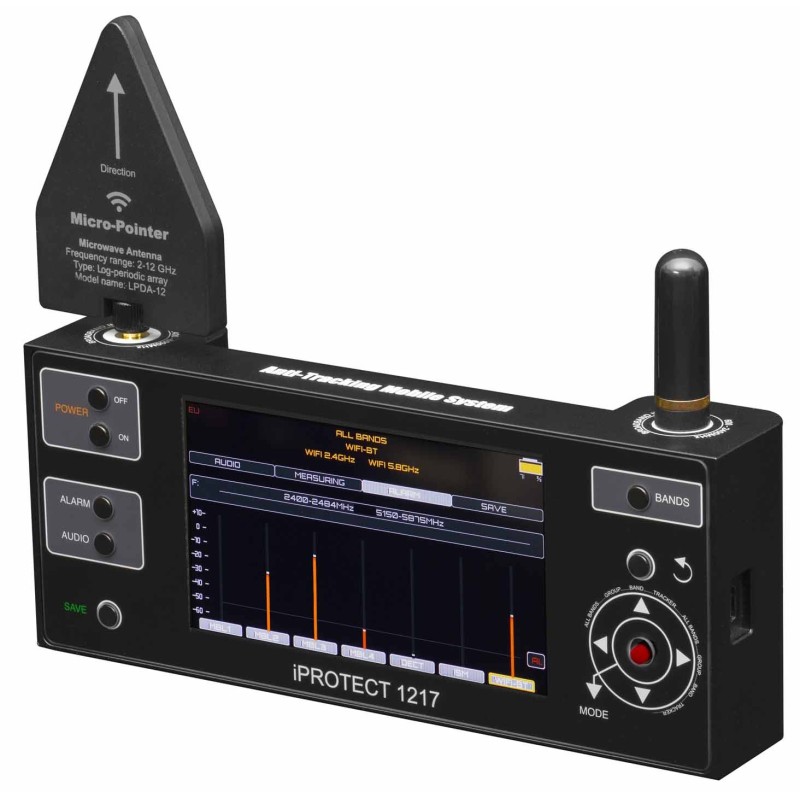 Détecteur de fréquences Russe localisation GPS Micro Caméra professionnel 5G