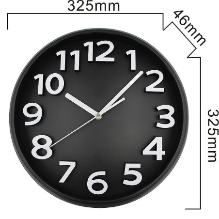 Horloge murale caméra accessible à distance détection de mouvement