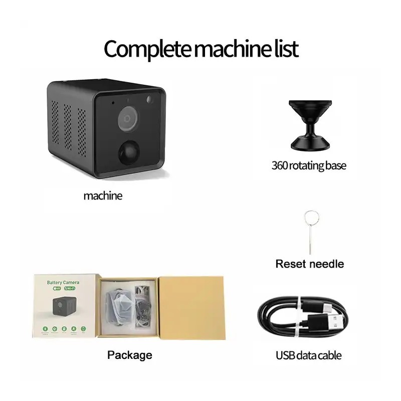 WIFI camera with PIR motion detection