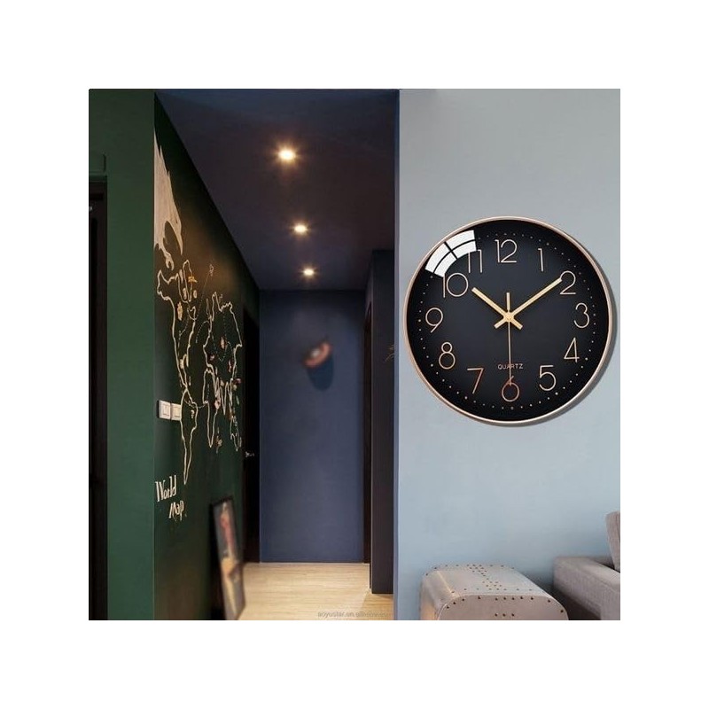 Horloge murale caméra full HD WIFI détection de mouvement