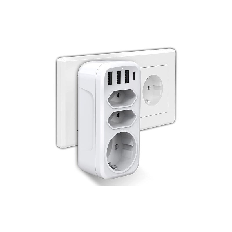 Presa a muro Rilevamento movimento telecamera Full HD Wifi