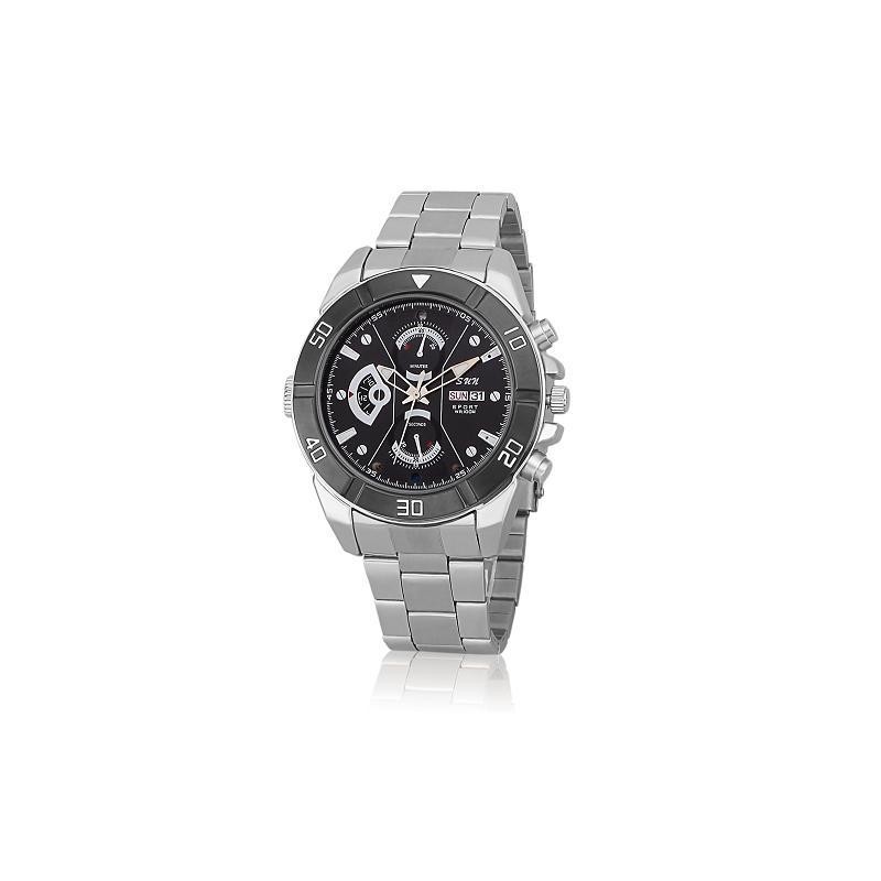 Metallene Uhr mit Full HD Kamera, Nachtsicht und Integriertem Mikrofon