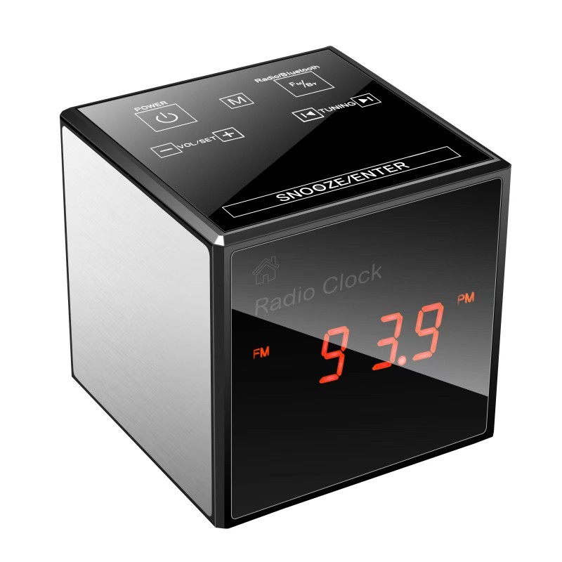 Caméra espion Wi-Fi - Horloge - Enceinte Bluetooth