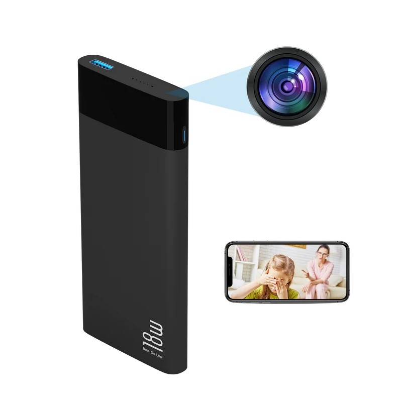 WiFi Camera Backup Battery Remote Viewing 32 Hours