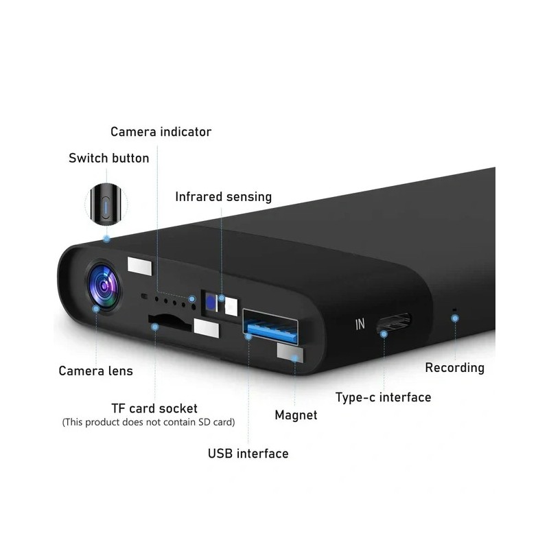 WiFi Camera Backup-Batterij Afstandsweergave 32 Uur