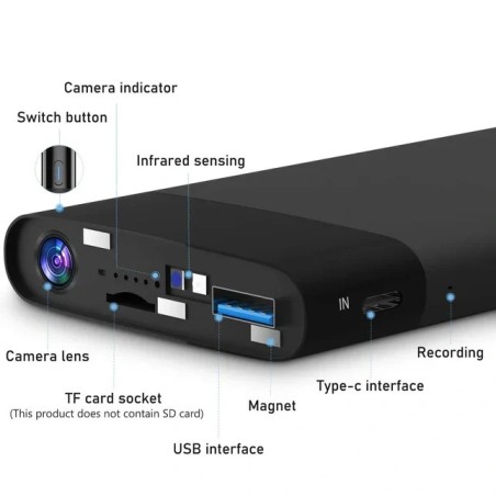 Caméra WiFi Batterie de Secours vision à distance 32 Heures