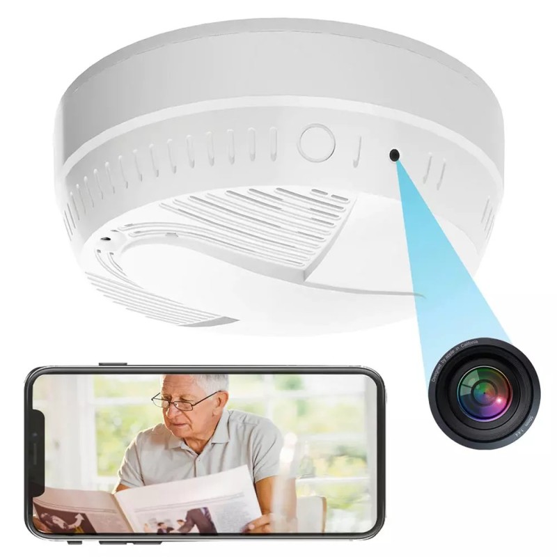 WiFi Full HD Kamera Rauchmelder Bewegungsmelder