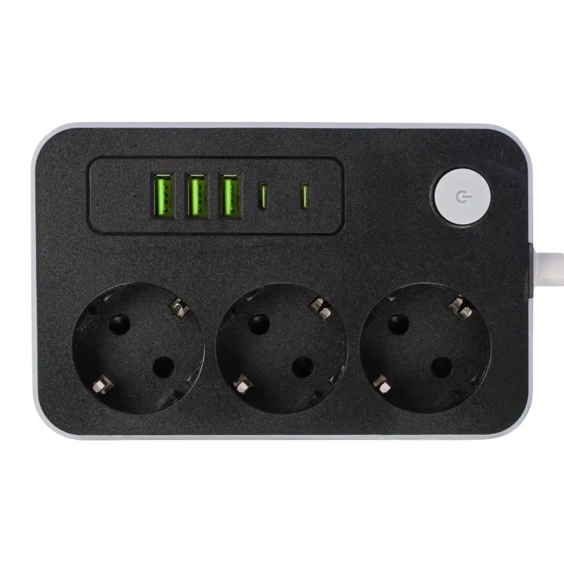 Full HD WiFi-Kamera in Steckdosenleiste und USB-Ports