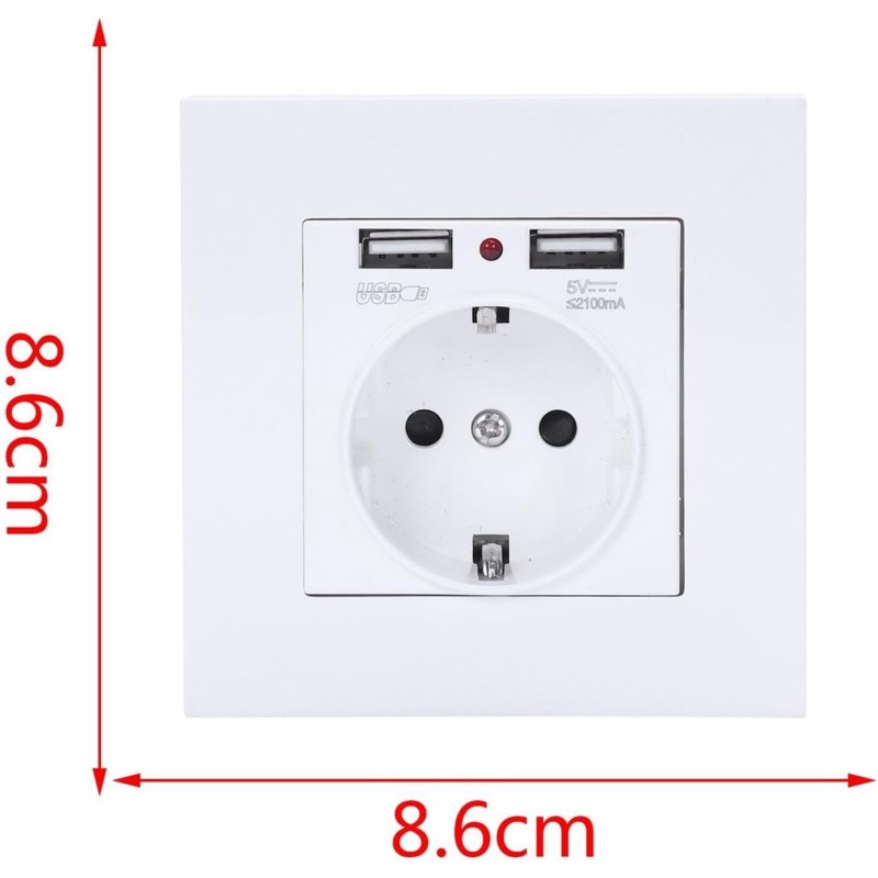 Full HD Camera with Motion Detection in Wall Socket