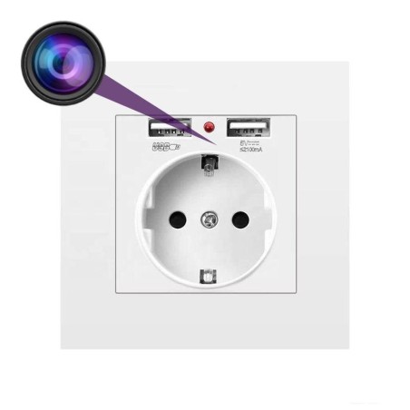 Cámara Full HD con Detección de Movimiento en Enchufe de Pared