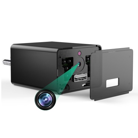 Cargador con cámara Full HD 1080p con visión nocturna