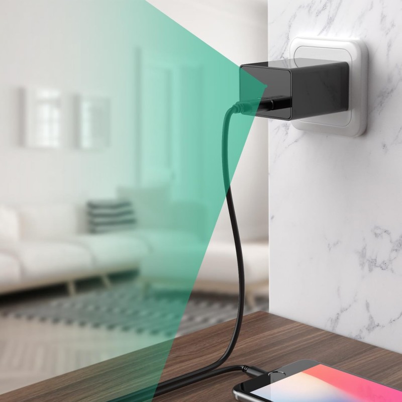Ladeadapter Full HD 1080p Kamera mit Nachtsicht