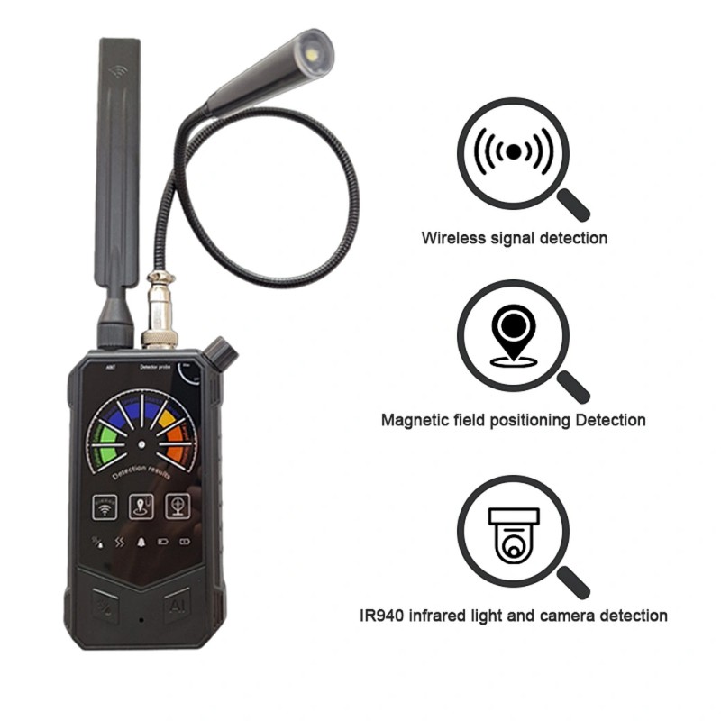 Detector de cámara micrófonos rastreadore GPS