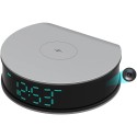 Caméra WiFi Full HD dans réveil avec chargeur à induction