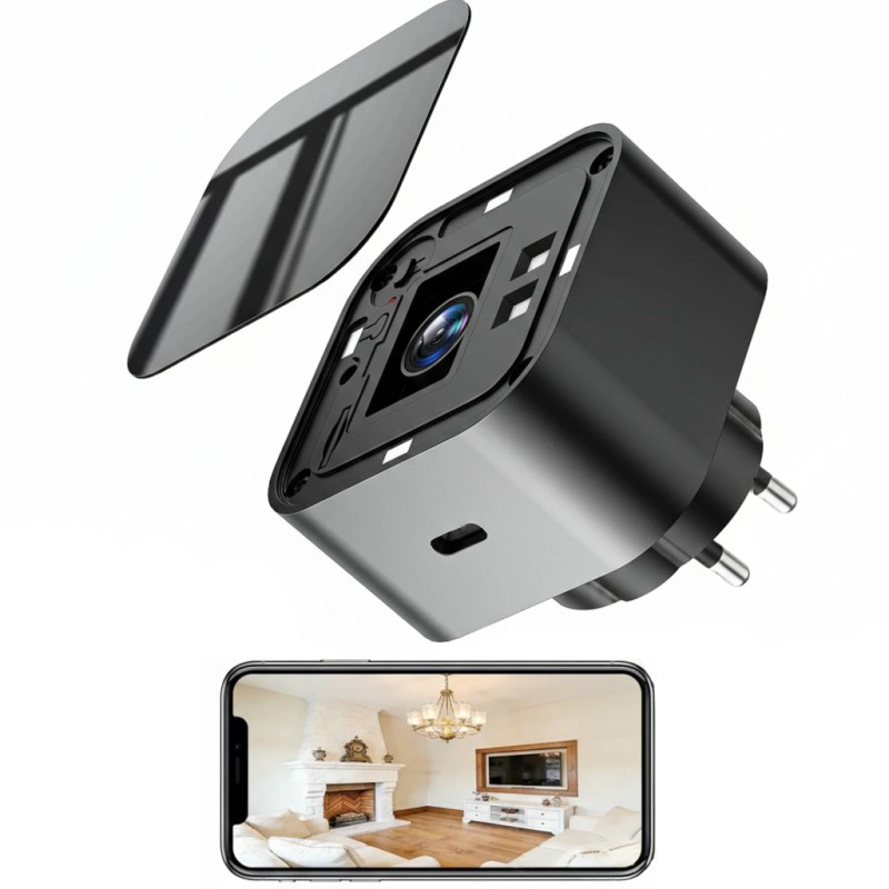 Telecamera WiFi Full HD integrata in caricatore USB Type-C