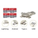Lecteur carte Micro SD compatible iPhone Android