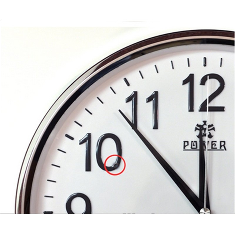 Horloge mural caméra espion Full HD vision nocturne