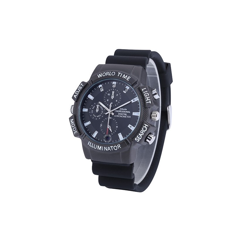 Montre caméra espion sport Full HD jusqu'à 2h