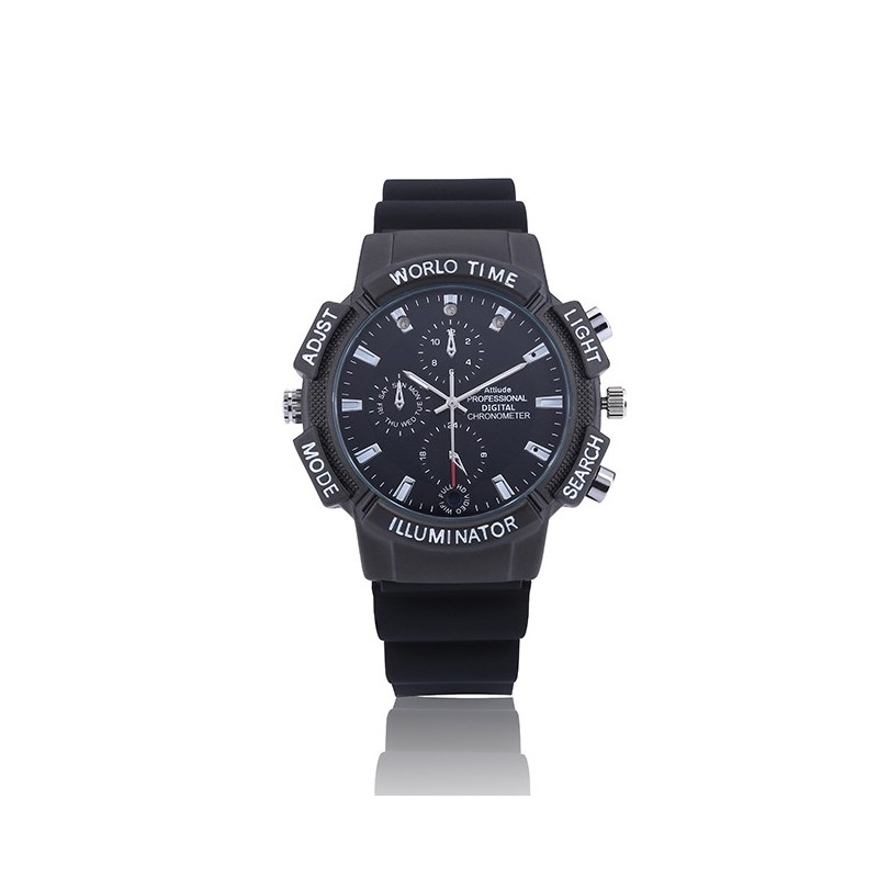 Montre caméra espion sport Full HD jusqu'à 2h
